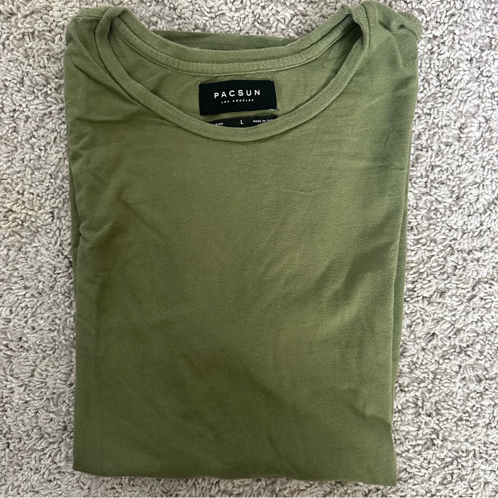 PacSun Green Short Sleeve Tee